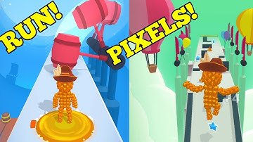 Pixel Rush Gameplay (iOS,Android) Walkthrough Part 1| Levels 1-40