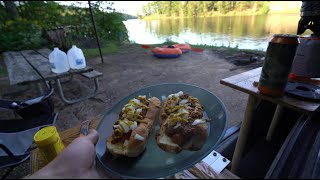 Riverside Car Camping: Manistee River - Camp & Cook: Detroit-Style Coney Dogs