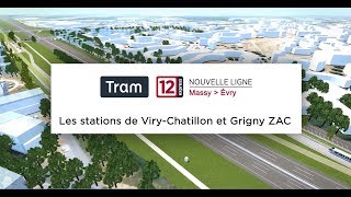 Tram 12 Express Zoom Sur Grigny Et Viry Chatillon