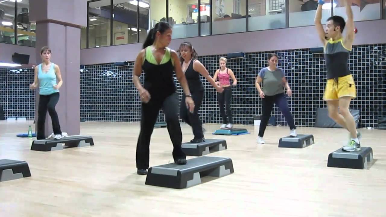 Advanced Step Aerobics With Shao - 2010 11 04 - YouTube