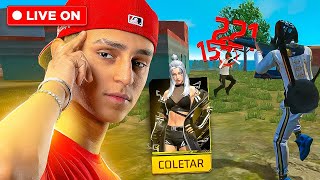 LIVE ON ???? RANQUEADA DA MADRUGADA - FREE FIRE ???? NOBRU AO VIVO ????