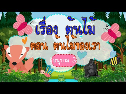 เรื่อง ต้นไม้ ตอน ต้นไม้ของเรา ระดับชั้นอนุบาล 3 EP1