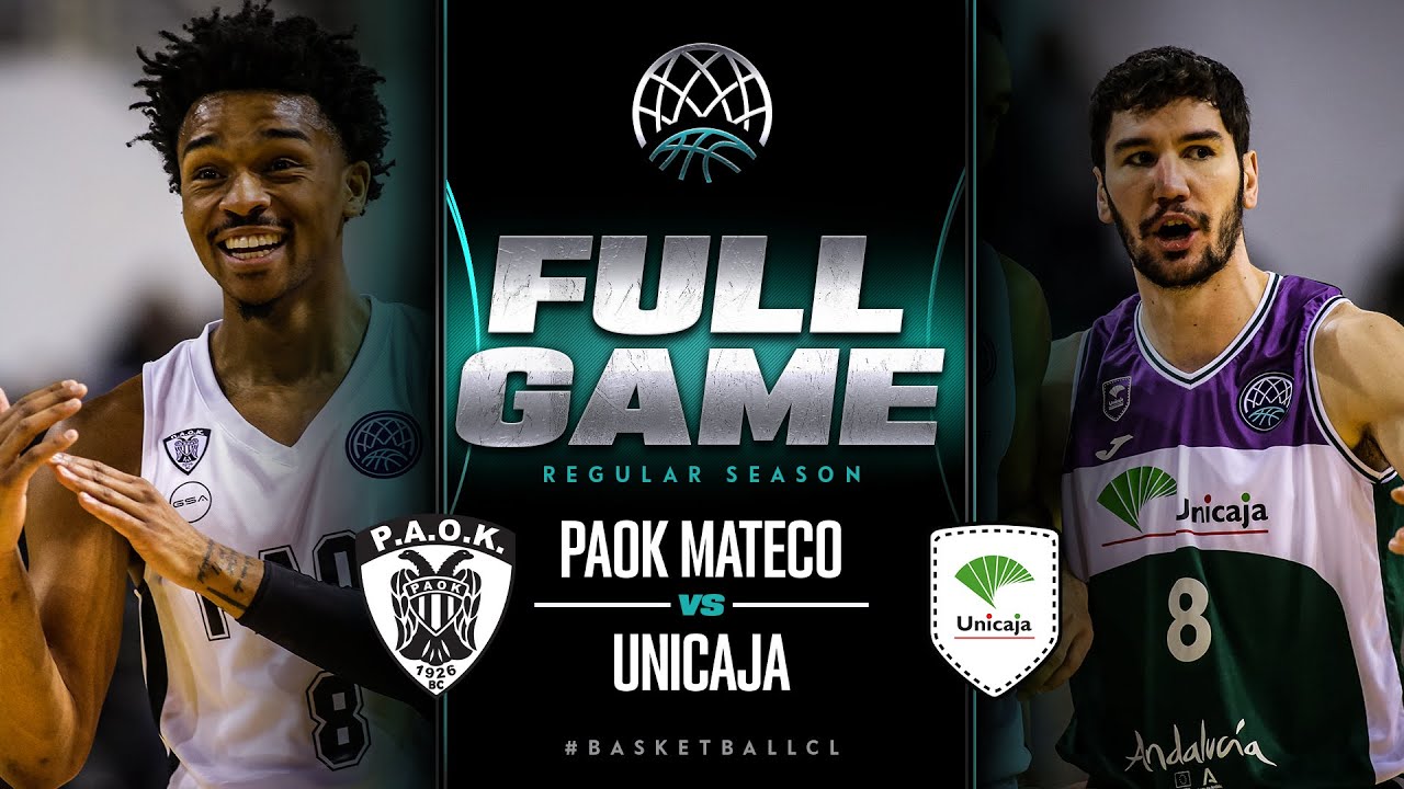PAOK mateco v Unicaja Basketball Champions League 2022/23