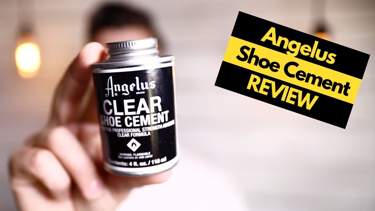  Angelus Clear Shoe Cement, 4oz can (992-04-000) : Industrial &  Scientific