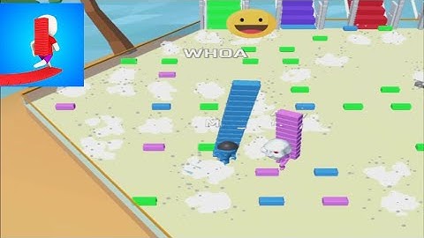 Bridge Race - All Levels Gameplay Level 6  MyMiniGames