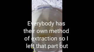 wax extraction