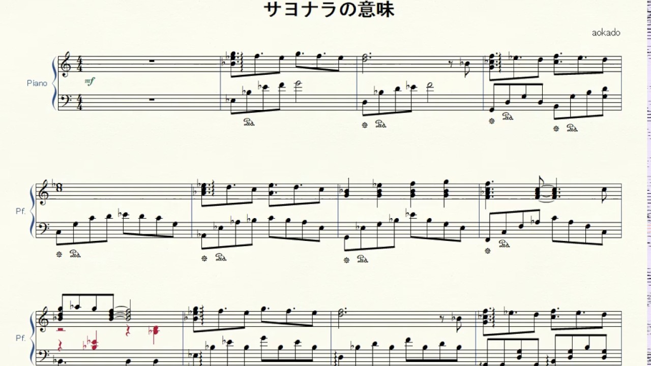 最高sheet Music 意味