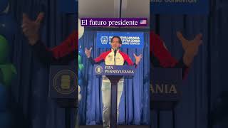 El futuro presidente de Estados Unidos bilingüe y lindo que la gente quiere 🇺🇸
