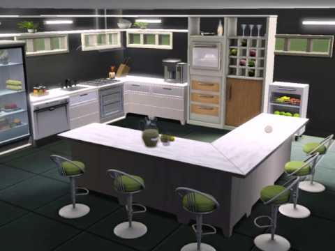 Набор кухонной мебели Sims3
