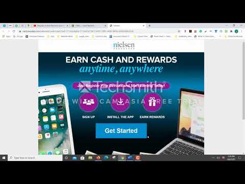 Sign up with LevelRewards and Nielsen Rewards offer complete