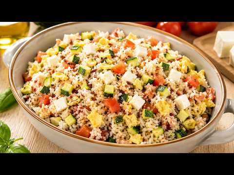 INSALATA DI RISO ESTIVA 🌞 Ricetta Facile, Fresca e Gustosa