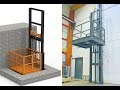 Cargo lift elevator assemble video