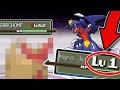 Can you beat Pokemon Platinum with only Level 1 Pokemon?