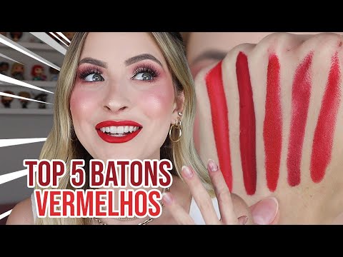 Vídeo: Qual é o melhor batom vermelho?