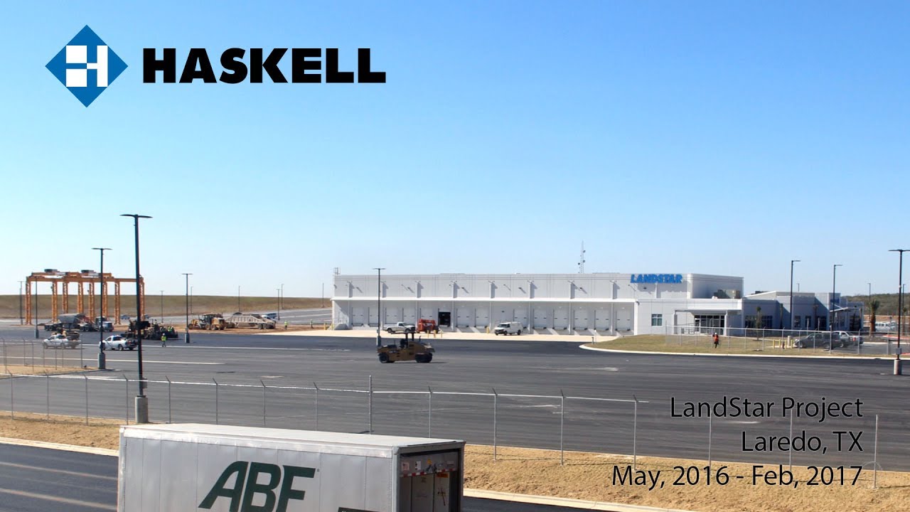 landstar u s mexico logistics service center construction time lapse landstar ranger