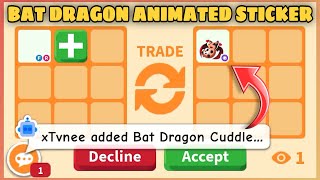 😵‍💫😵‍💫OMG!! GIVING A OVERPAY OFFER!! I REALLY WANT TO GET THIS BAT DRAGON ANIMATED STICKER #adoptme