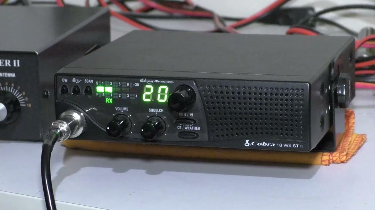 Teste cobra 18wxstii youtube