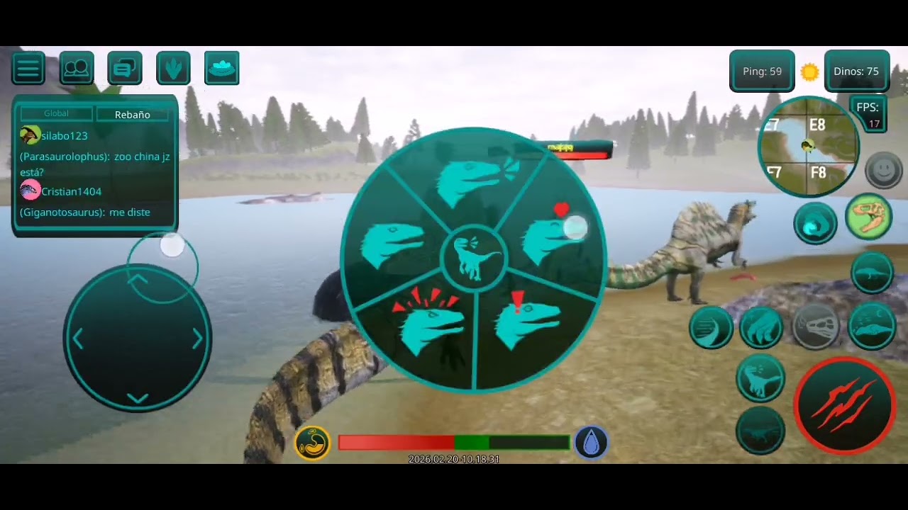 Jugando con spino (the cursed isla) 