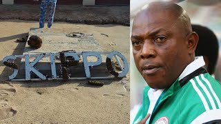 Sad: Stephen Keshi's grave in sorry state four years after death