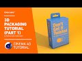 Cinema 4D Tutorial - 3D Packaging (Part 1)