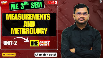 Measurements and Metrology l One Shot-Unit:2 @PolytechnicPathshala
