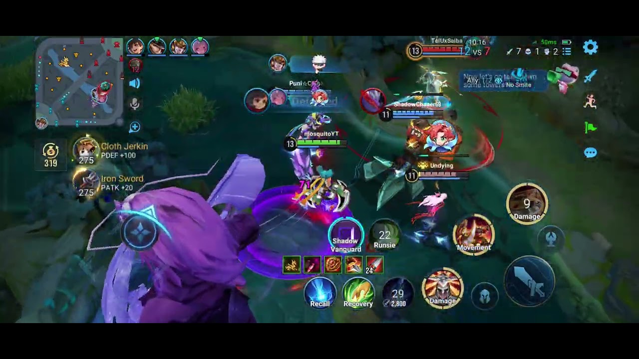 Hok Rotation HONOR OF KINGS(fang) rotation and gameplay#hok #jg - YouTube