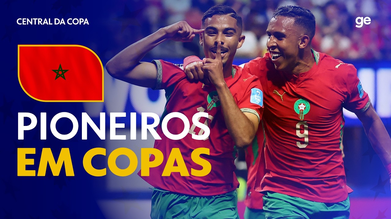 MARROCOS É PIONEIRO EM COPAS DESDE 1970 | Central da Copa | Copa do Mundo 2026 | ge.globo