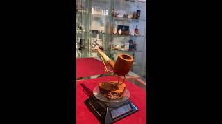 Video: Briar and horn pipe genovesina year 1960 by Paronelli Pipe