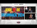 Knee vs ak  fighting for top 8 for the esports world cup dreamhack 2024