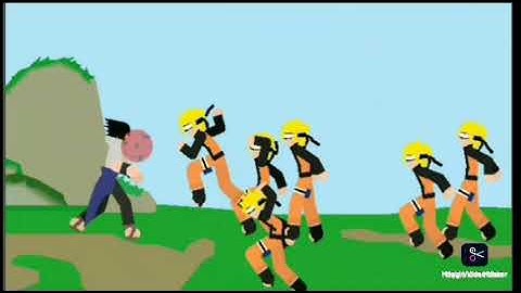 Naruto vs Sasuke sticknodes  animation!!