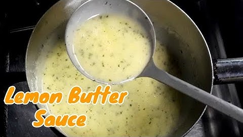LEMON BUTTER SAUCE / TIPS TO PREVENT SPLIT / SAUCES RECIPE