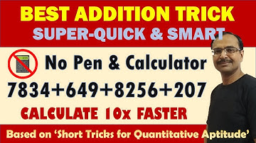 Video 1 - Mental Addition II Use Place Values & Add Orally II Fast Trick to Add Numbers #add #magic