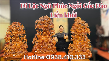 3 Mẫu Tượng Di Lặc Ngồi Đào Ngũ Phúc Gỗ Hương Ta Đẹp Liền Khối | Tượng Gỗ Độc Đáo | 0938410333