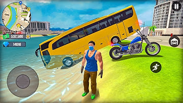 Go to Town 6 - Transport Bus & Bike Driving in Open World Game #2 - Android Gameplay