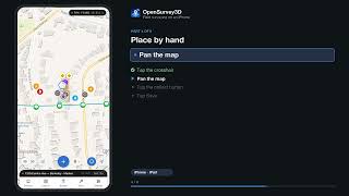 Collect Survey Points, Lines and Areas on an iPhone: Average, Walk, Auto Capture — OpenSurvey3D screenshot 4