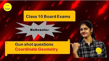 Gun shot questions - Coordinate geometry | Class 10 | TS |AP