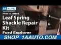 How to Replace Leaf Spring Shackle Repair Kit 1991-2002 Ford Explorer