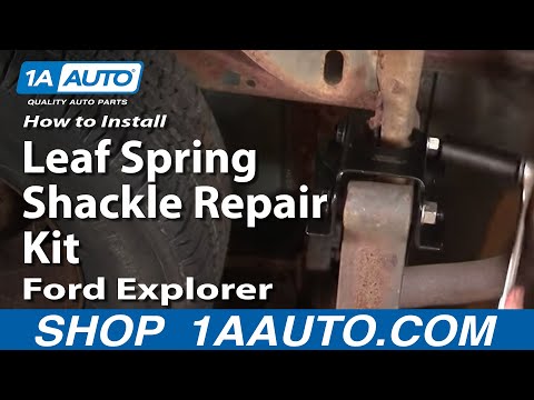 How to Replace Leaf Spring Shackle Repair Kit 91-02 Ford Explorer