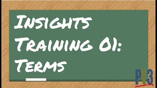 PeopleSoft Insights 01: Terms