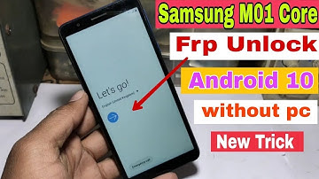 frp Bypass Samsung M01 Core 100% work latest method 2021