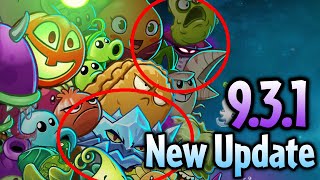 Plants vs. Zombies 2 New Update 9.3.1! Nightcap, Iceweed And a lot of New Zombies!