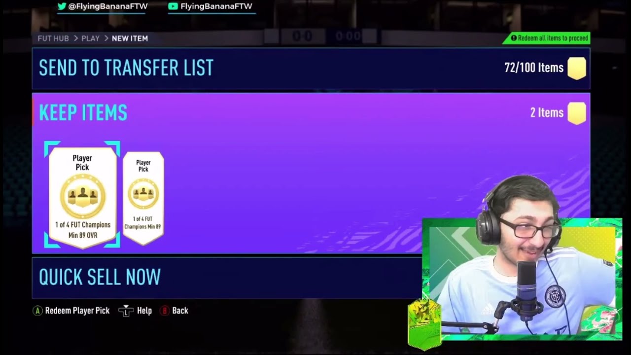 FlyingBanana opens his gold 2 red picks