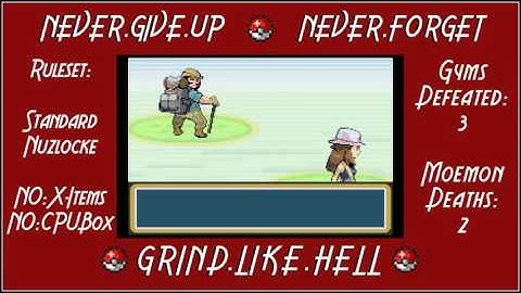 Pokemon Fire Red Random Moemon Nuzlocke Drunklocke - Part 5 (No Commentary)