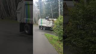 13666 #garbagetruck FAIL! (yes we cleaned it up lol) #shorts #fail