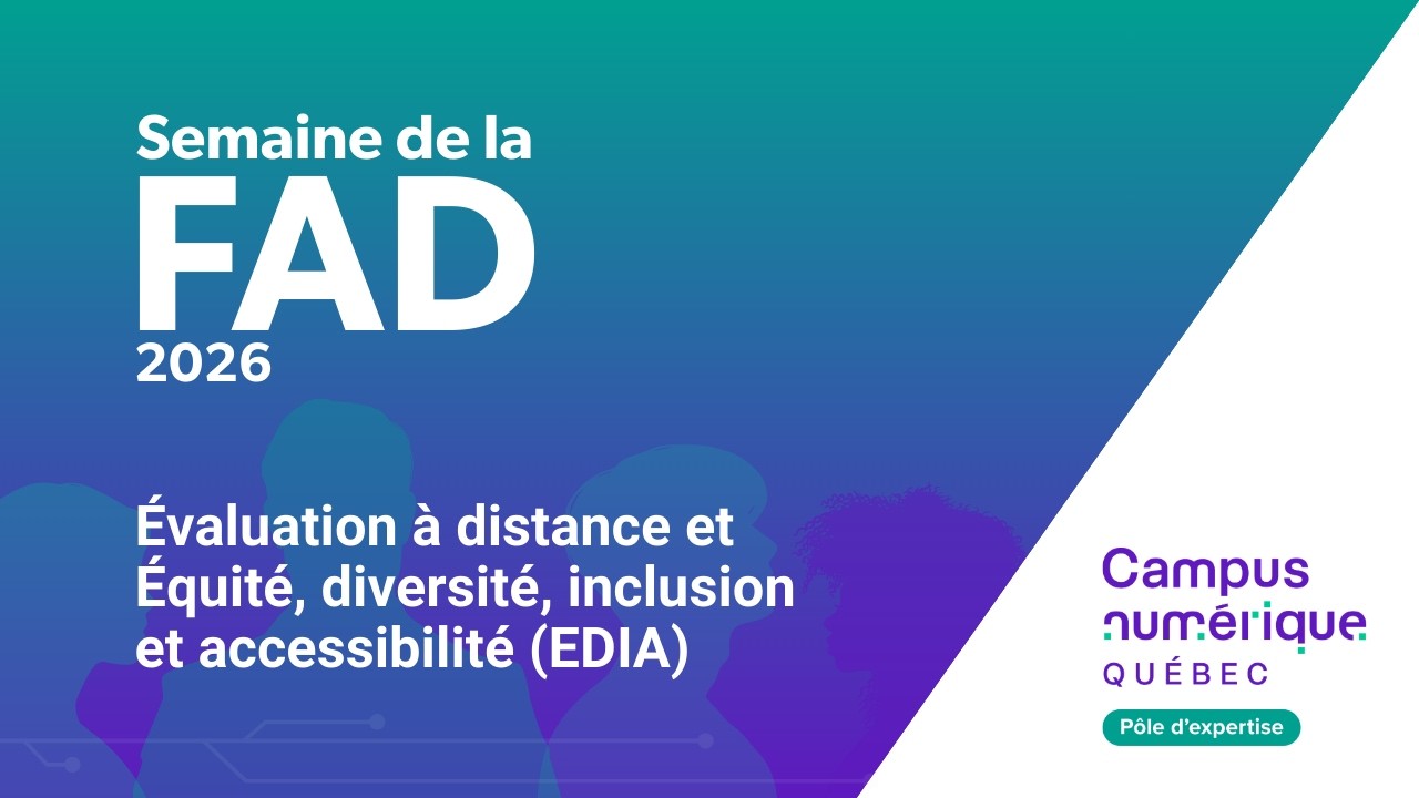 Évaluation à distance et Équité, diversité, inclusion et accessibilité (EDIA)