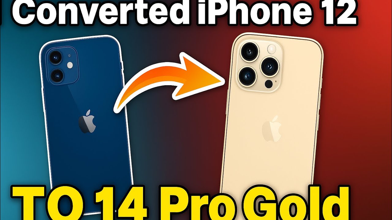 Я превратил свой iPhone 12 в iPhone 14 Pro Gold 🤯 | Полная трансформация и обновление