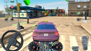 City Taxi Sim 3D - Realistic Car Driving Games Android iOS Gameplay #66 screenshot 1