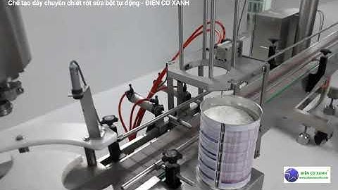 Chế tạo dây chuyền chiết rót sữa bột tự động - ĐIỆN CƠ XANH 0984467870 #Shorts