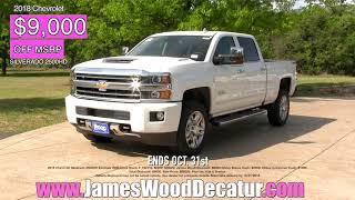 Chevy Truck Month October 2018 at James Wood Decatur