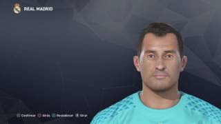 Keylor Navas face build pes 2017